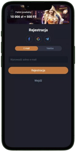 Panel użytkownika z historią gier w aplikacji Vox Casino